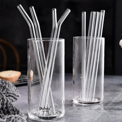 8mm Clear Glass Straws