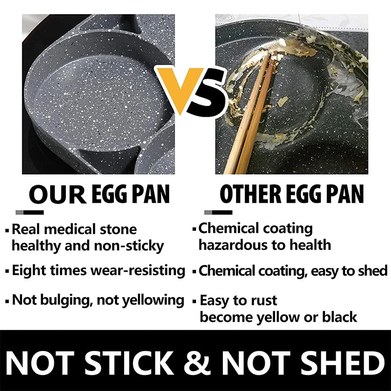 4 Hole Egg Frying Pan